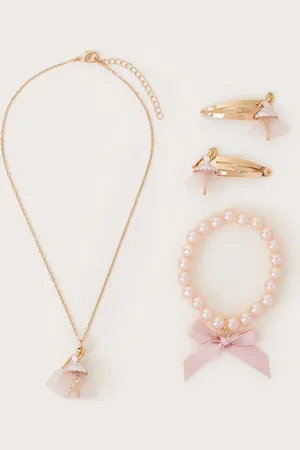 Monsoon Ballerina Hair Clips and Jewellery Set