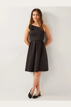 Monsoon Nina Asymmetrical Bow Strap Prom Dress