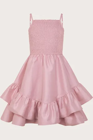 Monsoon Clariska Smocked Taffeta Prom Dress