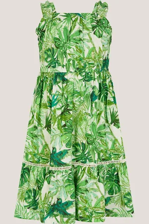 Monsoon Jungle Print Sleeveless Dress