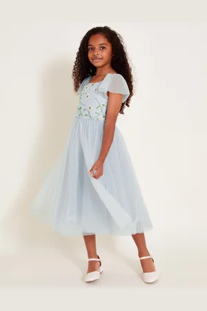 Monsoon Matteo Embroidered Floral Dress