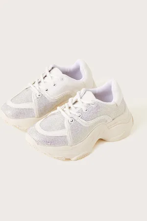 Monsoon Chunky Diamante Dazzle Trainers