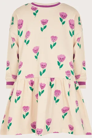 Monsoon Tulip Print Sweatshirt Dress