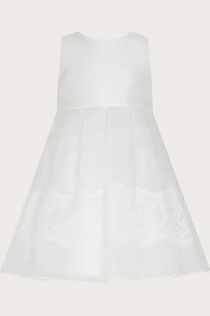 Monsoon Baby Alovette Lace Christening Dress