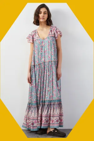 Bohemia East Clementine Floral Maxi Dress