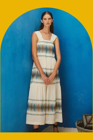 Devotion Twins Elegant Jacquard Maxi Dress