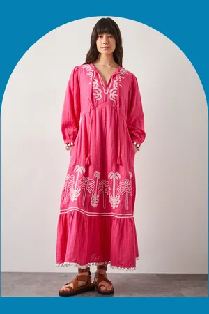 Bohemia East Karyta Embroidered Maxi Dress