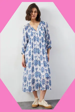 Bohemia East Nadya Ornate Print Midi Dress