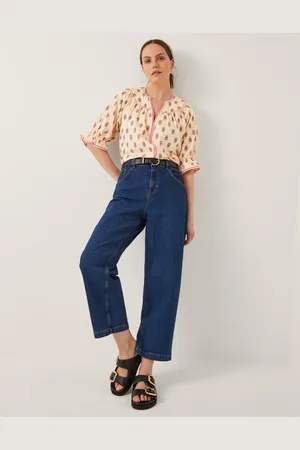 Monsoon Laurie Floral Print Jersey Top
