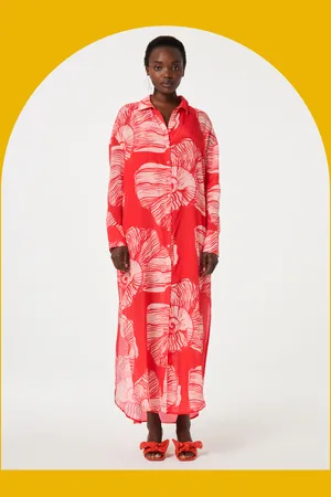 Fabienne Chapot Denis Shell Print Shirt Dress