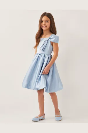 Monsoon Freya Bow Strap Satin Party Dress