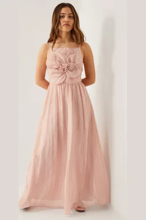 Monsoon Nola 3D Flower Organza Prom Dress