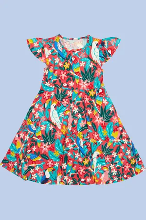 Frugi Morwenna Print Skater Dress