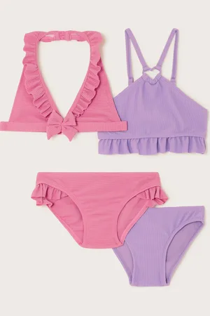 Monsoon 2-Pack Crinkle Bikini Set