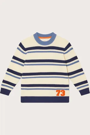 Monsoon Varsity Stripe Crew Neck Jumper