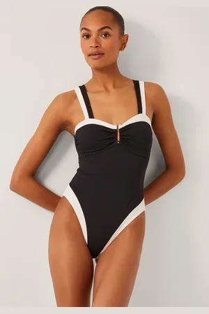 Monsoon Sabrina Two Tone Swimsuit