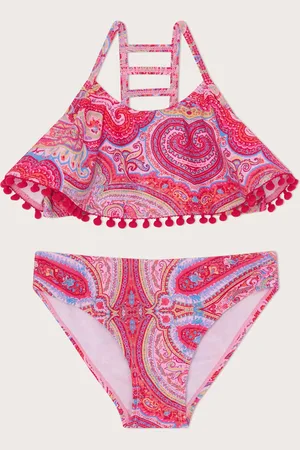 Bohemia Paisley Frill Bikini Set