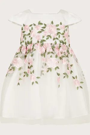 Monsoon Baby Cassie Embroidered Dress
