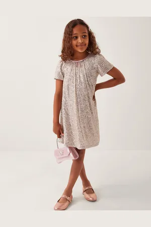 Monsoon Sienna Sequin Bow Party Dress