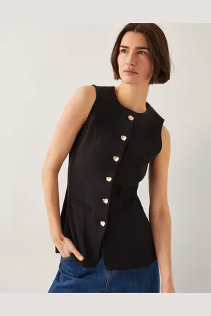 Monsoon Shelby Stretch Button Waistcoat