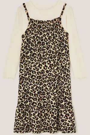 Monsoon Animal Print Dress & Top Set