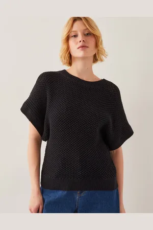 Monsoon Sofie Slouchy Short Sleeve Jumper