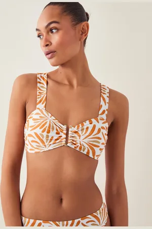 Monsoon Cece Block Print Bikini Top