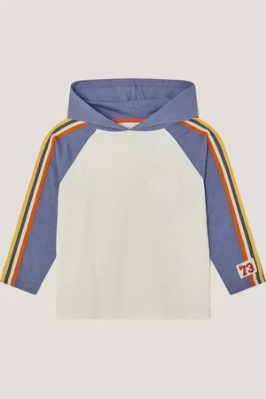 Monsoon Raglan Stripe Hoodie Top