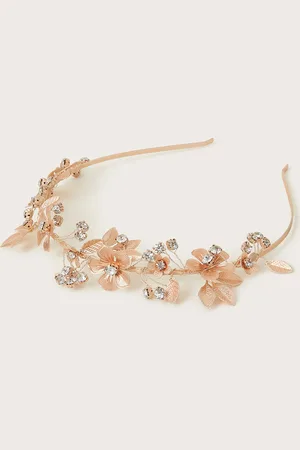 Monsoon Gardenia Flower Metal Headband