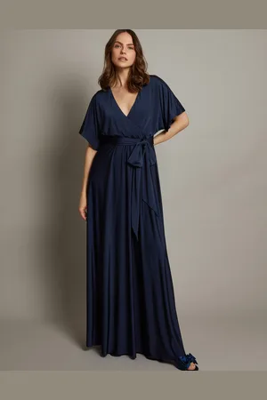 Monsoon Jillian Drape Tie Waist Bridesmaid Dress