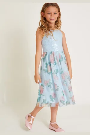 Monsoon Truth Sequin Floral Tulle Dress