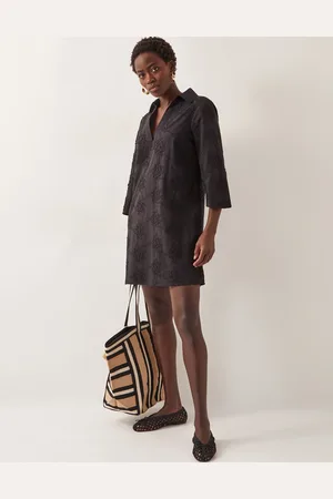 Monsoon Harika Embroidered Mini Shirt Dress