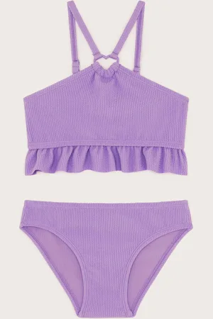Monsoon Frilly Seersucker Bikini Set