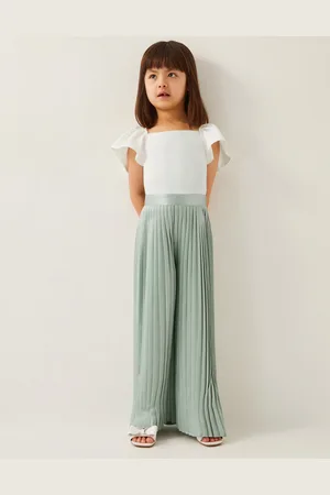 Monsoon Satin Pleated Jumpsuit
