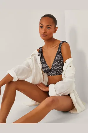 Monsoon Macie Shell Print Bikini Top