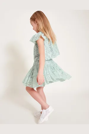Monsoon Thea Sequin Lace Skirt