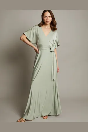 Monsoon Jillian Drape Tie Waist Bridesmaid Dress