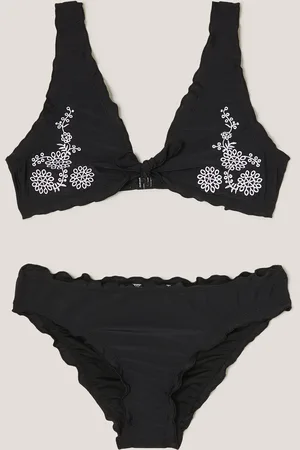 Monsoon Embroidered Frill Bikini Set