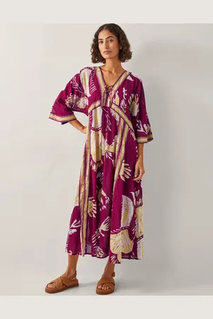 Monsoon Amisha Kaftan Midi Dress