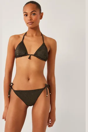 Monsoon Mia Glitter Tie-Side Bikini Bottoms