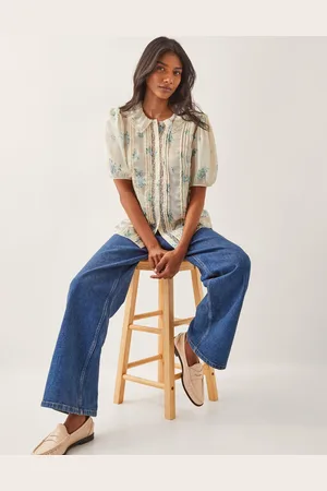 Monsoon Sorcha Floral Short Sleeve Shirt