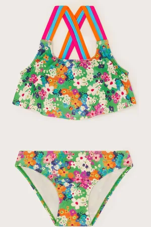 Monsoon Ditsy Floral Frill Bikini Set