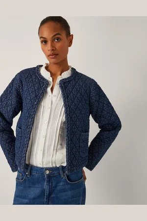 Monsoon Martha Denim Plait Jacket
