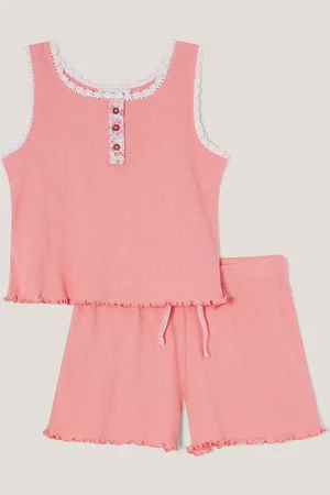Monsoon Floral Jersey Short Pyjamas Set
