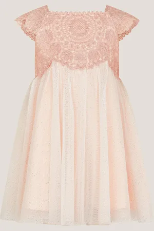 Monsoon Baby Estella Embroidered Tulle Dress