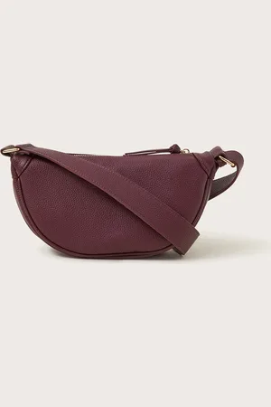 Monsoon Meg Faux Leather Crescent Sling Bag