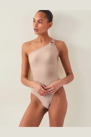 Monsoon Kimi Glitter One-Shoulder Swimsuit