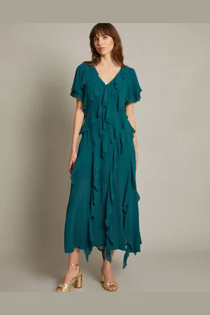 Monsoon Renata Ruffle Maxi Dress