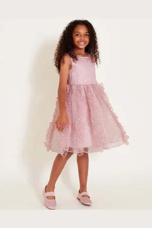 Monsoon Safiya Textured Ruffle Dress