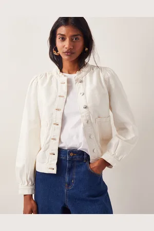 Monsoon Louisa Frill Denim Jacket